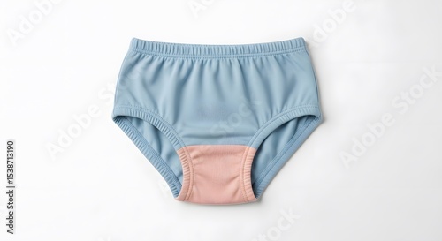 Child's Underwear Briefs on White Background Apparel Item