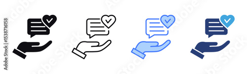 Truthfulness icon sheet multiple style collection