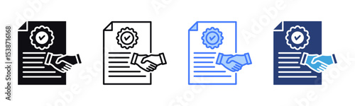 Certainty icon sheet multiple style collection