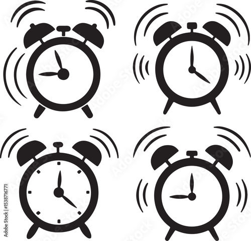 black alarm clock