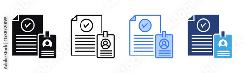 Validity icon sheet multiple style collection