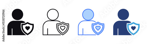 Integrity icon sheet multiple style collection