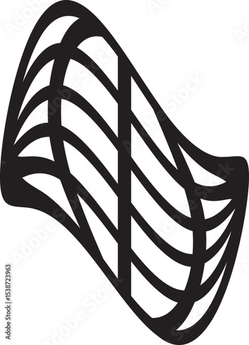 World abstract concept design. retro futuristic design element. Vector de un mundo en concepto abstracto.