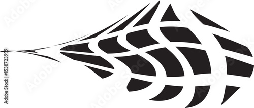 World abstract concept design. retro futuristic design element. Vector de un mundo en concepto abstracto.