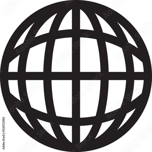 World abstract concept design. retro futuristic design element. Vector de un mundo en concepto abstracto.