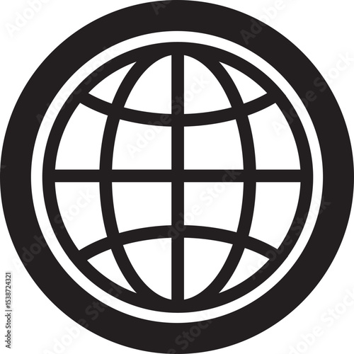 World abstract concept design. retro futuristic design element. Vector de un mundo en concepto abstracto.
