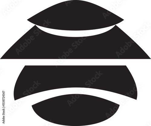 World abstract concept design. retro futuristic design element. Vector de un mundo en concepto abstracto.