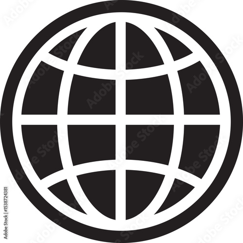 World abstract concept design. retro futuristic design element. Vector de un mundo en concepto abstracto.