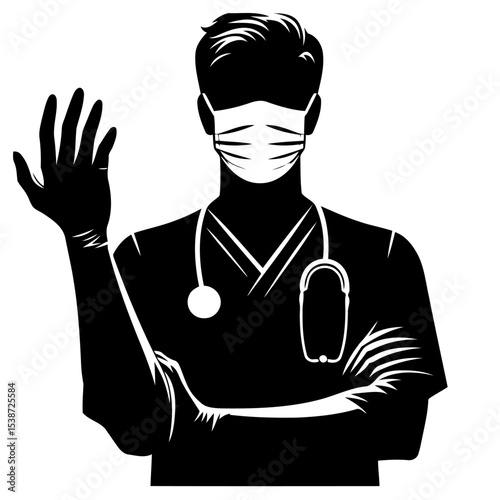 Doctor In Mask Healthcare Medical Safety And Protection