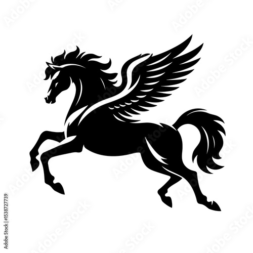 Pegasus Vector Of Winged Horse
