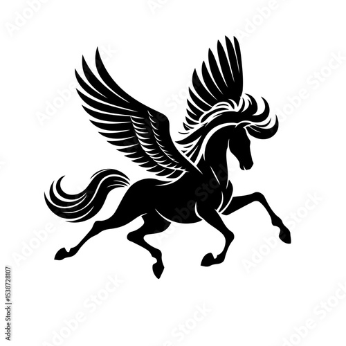 Pegasus Vector Of Winged Horse