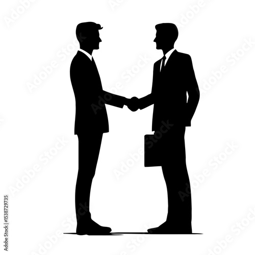 Business Deal Handshake Partnership Collaboration And Success In Business Powerful Representing Closing Of Business Deal