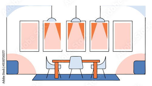Minimalist Dining Room Interior Design