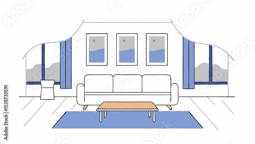 Minimalist Living Room Interior Design