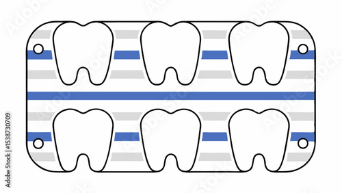 Teeth Packaging Illustration