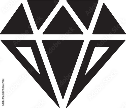 black and white diamond