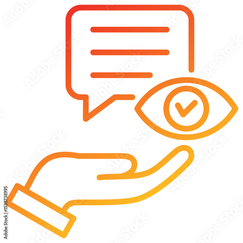 Veracity Line Gradient Icon