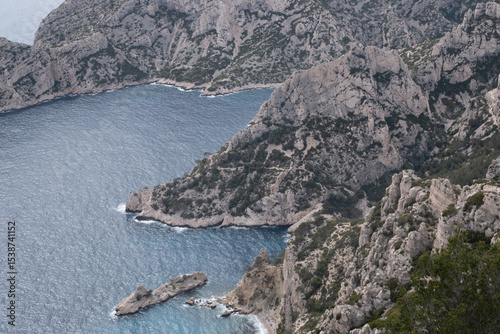 Coastal environments from the Mediterranean coast. Shot during 3 days of hiking in the Calanques, south of France, close to Marseille.