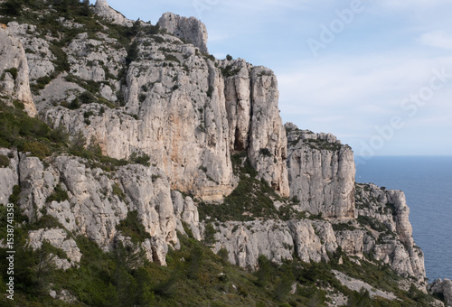 Coastal environments from the Mediterranean coast. Shot during 3 days of hiking in the Calanques, south of France, close to Marseille.