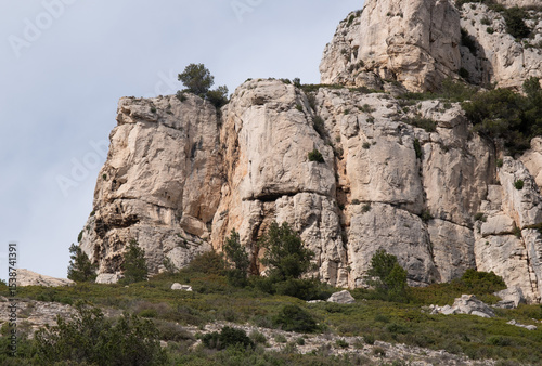 Coastal environments from the Mediterranean coast. Shot during 3 days of hiking in the Calanques, south of France, close to Marseille.