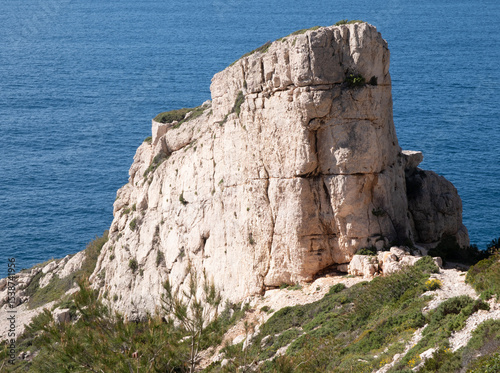 Coastal environments from the Mediterranean coast. Shot during 3 days of hiking in the Calanques, south of France, close to Marseille.