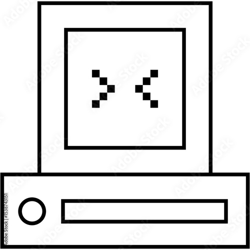 Retro Computer Icon