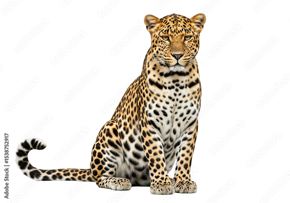 Fototapeta premium léopard assis