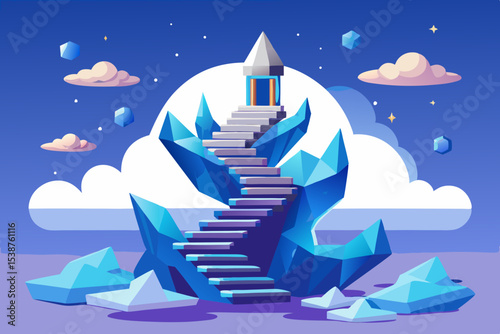 cloud stairway floating heaven dream