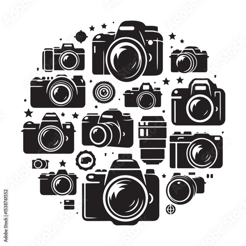 set of cameras