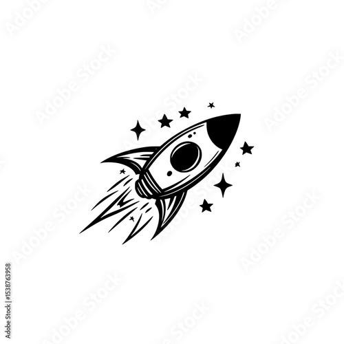  vector icon of spacecraft