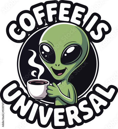 Coffee is Universal,Coffee shop icon,Coffee animated Icon,Emoji drinking coffee