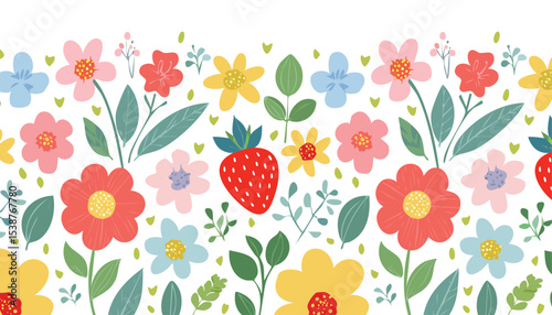 Set of tropical leaves and exotic flower. Palm, banana leaf, hibiscus, plumeria flowers, bird of paradise. Bouquets with tropical flowers. Vector flat cartoon illustration. flower, leaf, hawaii, 