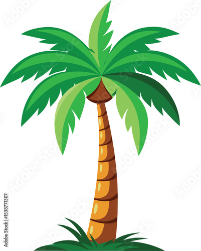 palm tree vector Illustrator 