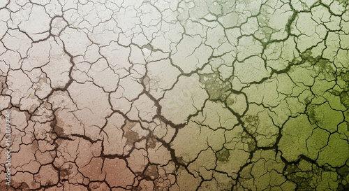 Abstract Cracked Earth Texture Drought, Arid Landscape, Parched Ground Background