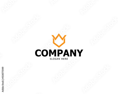 Logo Letter Initial W and U For your Company Simple Vector