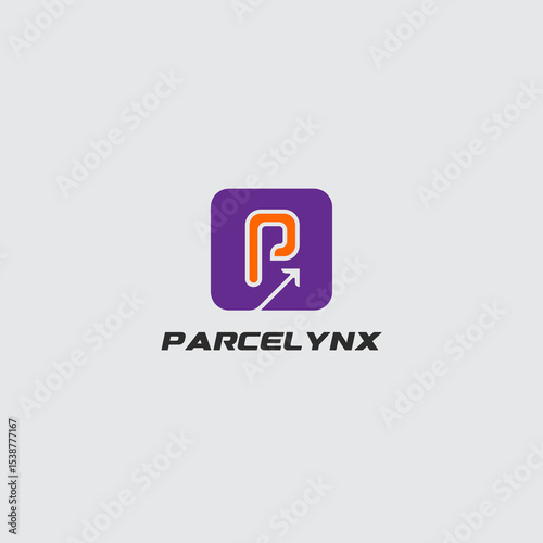 Parcelynx logo design template