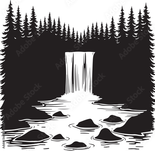 mountain outdoors adventure mountain nature tree vector design graphics