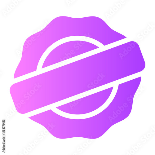 stamp gradient icon