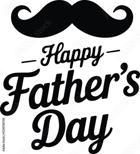 happy father's  day vector