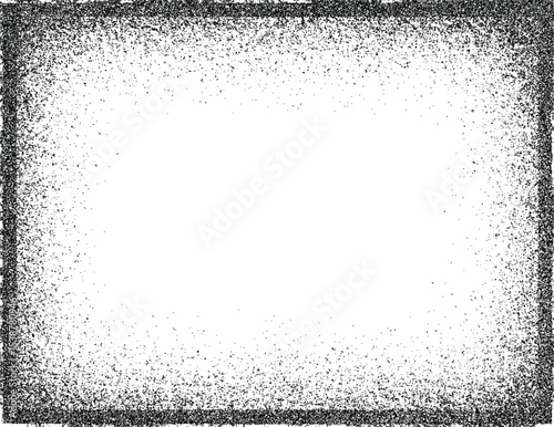 Grunge Ink Splatter Frame Stipple Effects