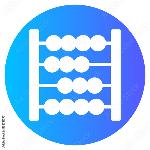 abacus gradient icon