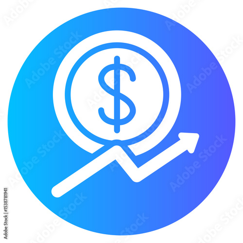 Revenue gradient icon