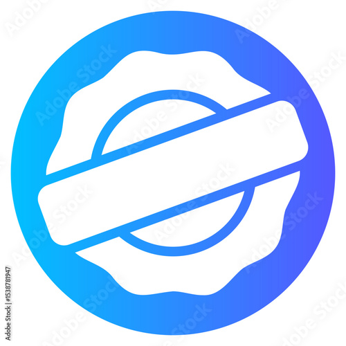 stamp gradient icon