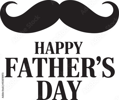 happy father's  day vector