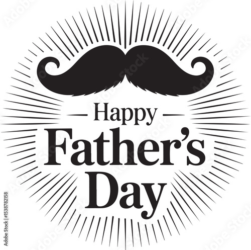 happy father's  day vector