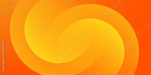 Abstract orange background with circles eps10
