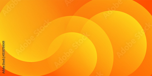 Abstract orange background with circles eps10