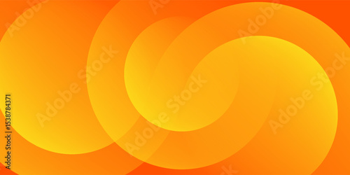 Abstract orange background with circles eps10