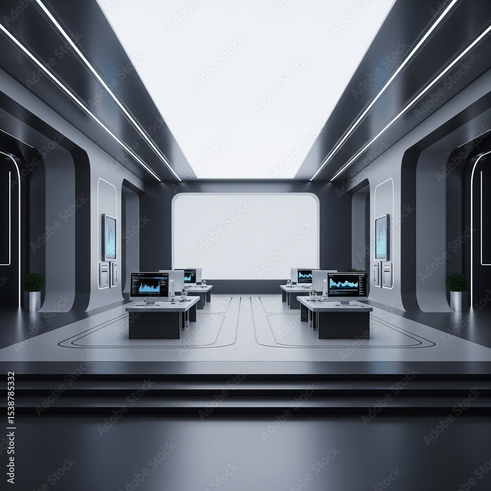 Naklejka premium modern interior design