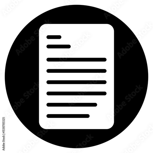 document glyph icon